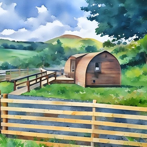 Black Combe Lodge - Baystone Bank Farm Campsite South Lake District Glamping