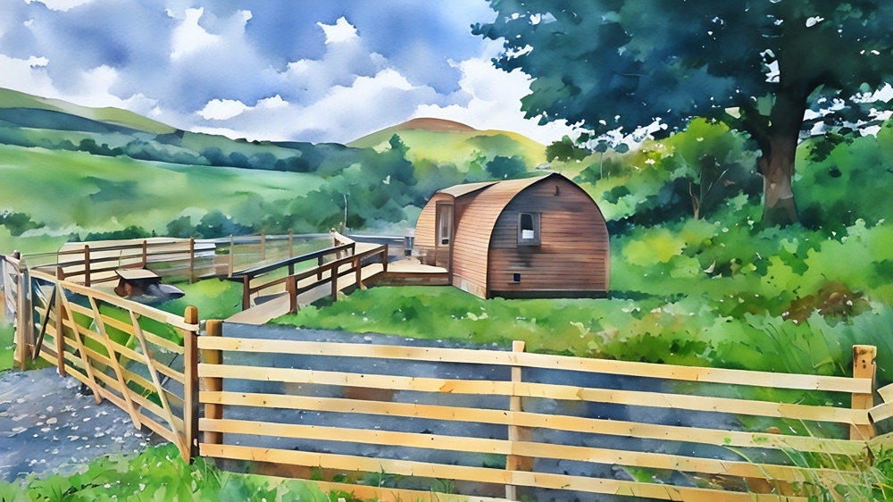 Black Combe Lodge - Baystone Bank Farm Campsite South Lake District Glamping