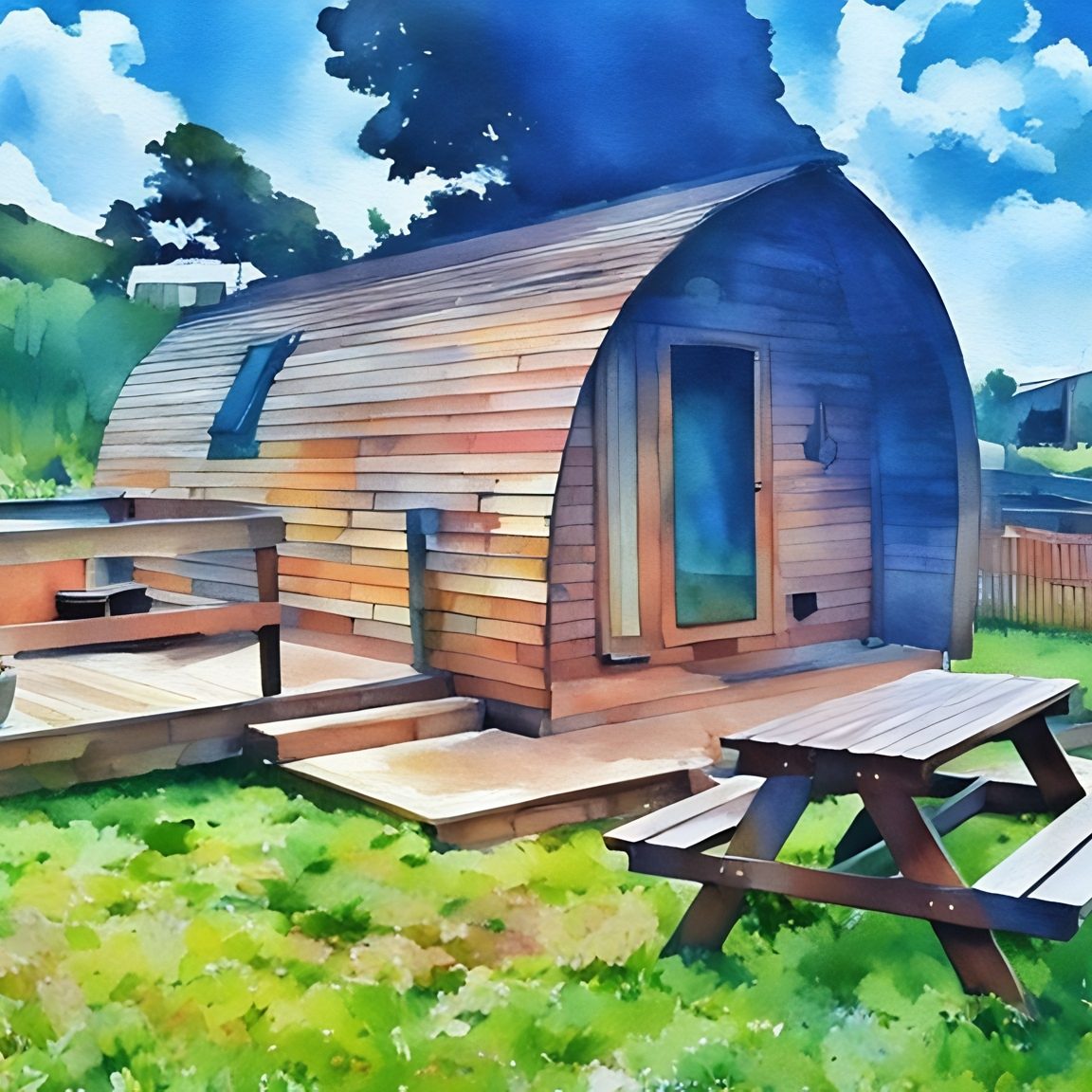 Baystone Bank Farm Campsite - South Lake District Glamping with Hot Tub